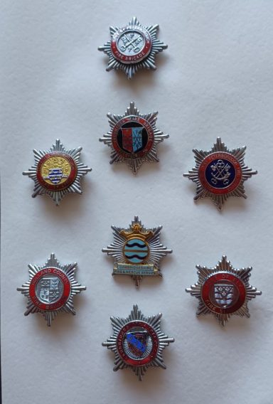 Fire Service Cap Badges