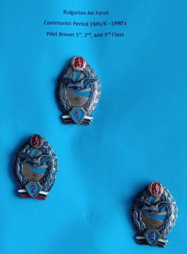 Bulgarian Air Force Pilots Badges